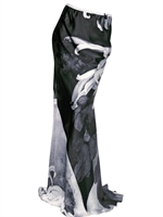 GAOWEI+XINZHAN - LANGER BEDRUCKTER SATIN ROCK