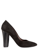 SUSANA TRAÇA - 95MM SUEDE PUMPS - BLACK