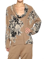 ANTONIO MARRAS - FLOWER PRINT OVER SIZE SWEATER