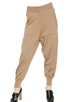 ANTONIO MARRAS - LONG RISE KNITTED TROUSERS - CAMEL