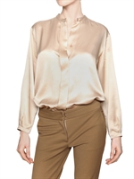STELLA MCCARTNEY - HEAVY SILK SATIN SHIRT