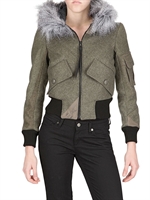CHRISTOPHER RAEBURN - WOOL FELT BOMBER JACKET