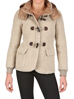CHATCWIN - MOHAIR ALPACA BOUCLE QUILTED NYLON DOWN