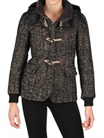 CHATCWIN - MOHAIR ALPACA BOUCLE QUILTED NYLON DOWN