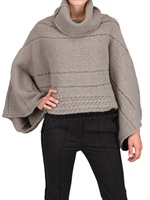 ILARIA NISTRI - LUREX ALPACA KNIT SWEATER