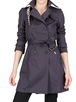 DAKS - STRETCH COTTON GABARDINE TRENCH COAT