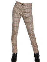 DAKS - KARIERTE STRETCH BAUMOLL HOSE