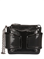 THOMAS BLAKK - POCHETTE IN VERNICE TAGLIATA A LASER