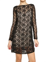 BLUMARINE - BAUMWOLL MACRAME KLEID