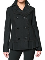 RED VALENTINO - CAPPOTTO IN PANNO DI LANA