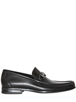 SALVATORE FERRAGAMO - HORSEBITE GEBÜRSTETE KALBSLEDER HALBSCHUHE