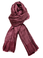 LANVIN - PRINTED TWILL SILK SCARF