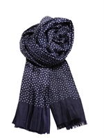 LANVIN - PRINTED TWILL SILK SCARF