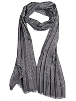 LANVIN - PRINTED TWILL SILK SCARF