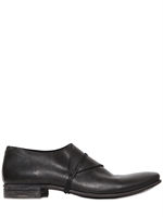 VAZ RAJAN - THIN LACED HORSE LEATHER LACE-UP SHOES