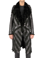 GARETH PUGH - ORYLAG INLAY FELL MANTEL - SCHWARZ