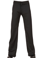 GARETH PUGH - STRETCH WOOL CANVAS WIDE LEG TROUSERS