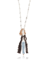 DÉFILÉS FROM PARIS - 1990 PENDANT NECKLACE - SILVER