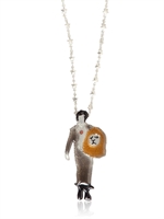 DÉFILÉS FROM PARIS - HAUTE COUTURE PENDANT NECKLACE - SILVER