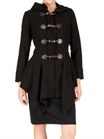 VIVIENNE WESTWOOD ANGLOMANIA - CAPPOTTO IN PANNO DI LANA CON CAPPUCCIO