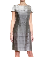 STEFFEN SCHRAUT - SATIN STRETCH FARBEN DEGRADE KLEID