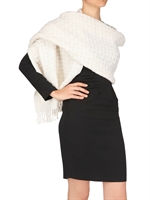 CONTILEONI - WOVEN WOOL CASHMERE SCARF