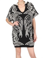 HORIYOSHI THE THIRD - KAPUZEN WOLL KASCHMIR STRICK KLEID