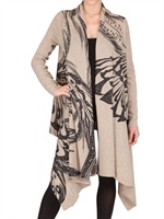 HORIYOSHI THE THIRD - WOOL CASHMERE SHAWL CARDIGAN SWEATER