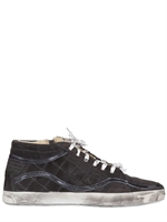 BRYAN BLAKE - SNEAKERS TRAPUNTATI DI CAMOSCIO - BLU SCURO
