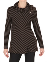 F&MME - GESTREIFTES JERSEY T-SHIRT
