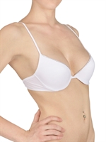 CHRISTIES - REGGISENO IMBOTTITO CON SWAROVSKI - BIANCO