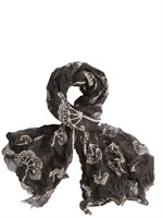 813 - MODAL AND CASHMERE TREES SCARF