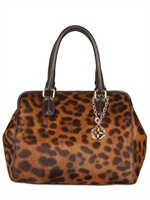 DESMO - PRINTED PONYSKIN TOP HANDLE