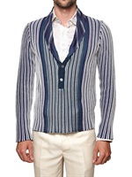 ROBERTO CAVALLI - SEIDEN KRAGEN & BAUMWOLL KABELSTRICK SWEATER