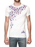 ROBERTO CAVALLI - BEDRUCKTES BAUMWOLL JERSEY T-SHIRT
