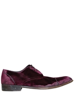 DOLCE & GABBANA - STEIN WAHSED SAMT SCHNÜR SCHUHE