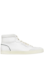DOLCE & GABBANA - BELGIO LEATHER AND CRUST HIGH SNEAKERS