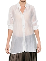 ANN DEMEULEMEESTER - HEMD IM BAUMWOLL VOILE