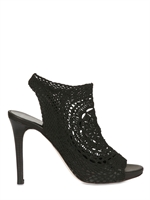 STRATEGIA - 100MM ELASTIC COTTON MESH BOOTI SANDALS