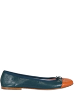 SUZIE MAS - KIDSKIN BALLERINA - PETROL/ORANGE