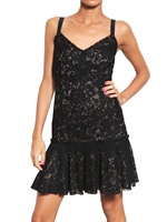 DOLCE & GABBANA - VISCOSE MACRAMÈ DRESS