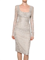 DOLCE & GABBANA - VISCOSE LACE THREAD DRESS