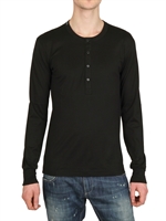 DOLCE & GABBANA - LANGÄRMELIGES SERAFINO JERSEY T-SHIRT