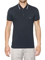DOLCE & GABBANA - POLO IN COTONE PIQUÈ CON COLLETTO A CONTRASTO