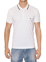 DOLCE & GABBANA - POLO IN COTONE PIQUÈ CON COLLETTO A CONTRASTO
