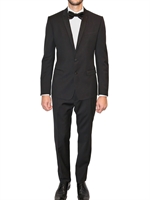 DOLCE & GABBANA - STRETCH WOLL TWILL TUXEDO ANZUG