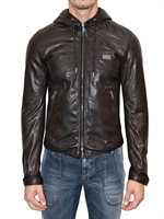 DOLCE & GABBANA - LECIHTE NAPPA KAPUZEN LEDER JACKE