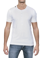 DOLCE & GABBANA - T-SHIRT SERAFINO IM BAUMWOLLRIPP