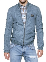 DOLCE & GABBANA - GIACCA SPORTIVA IN NYLON LAVATO
