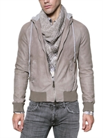 DOLCE & GABBANA - JACKE IM GEWASCHENEM NAPPA LEDER
